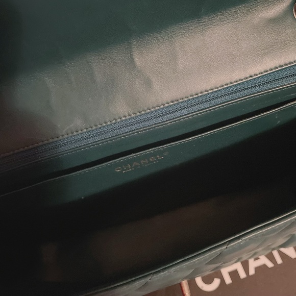 CHANEL - Double Flap Bag Quilted - Lambskin Maxi - Est Retail $10,000 - Picture 10 of 15